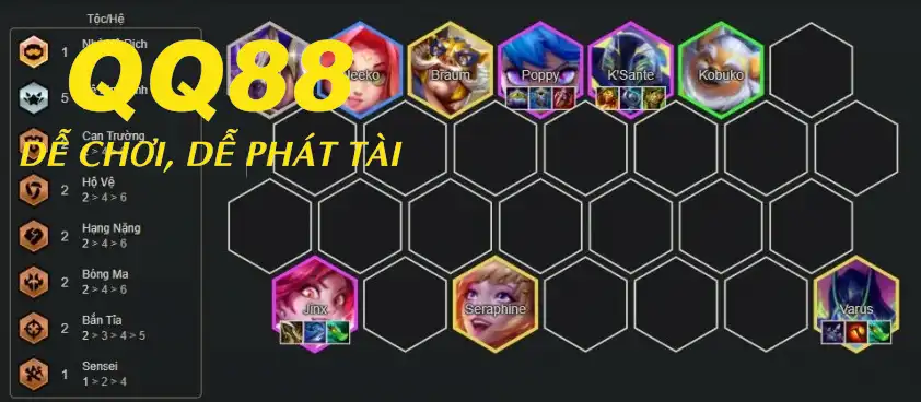 Đội hình Jinx Fast 9 Đội hình Jinx Fast 9 DTCL Mùa 15